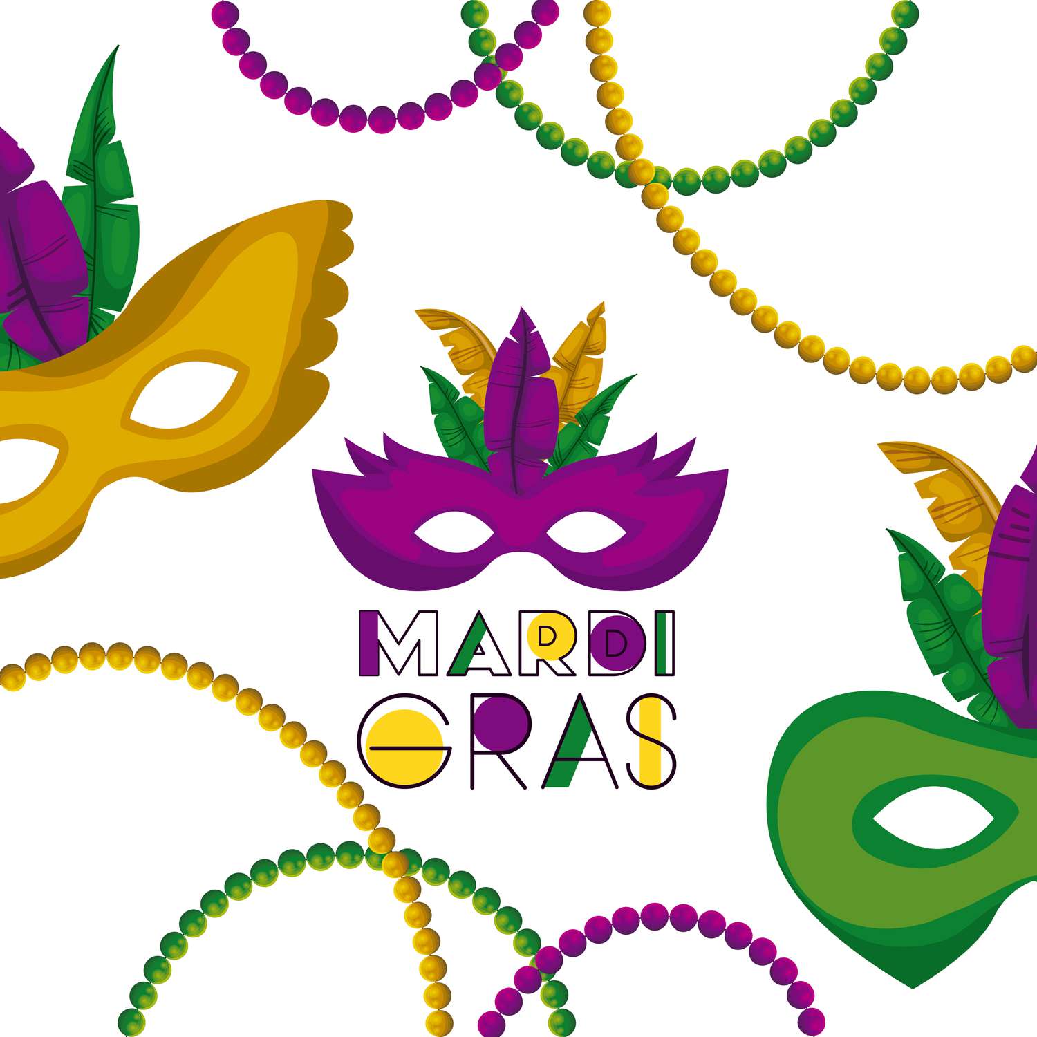 Hundreds of Free Mardi Gras Clip Art Images